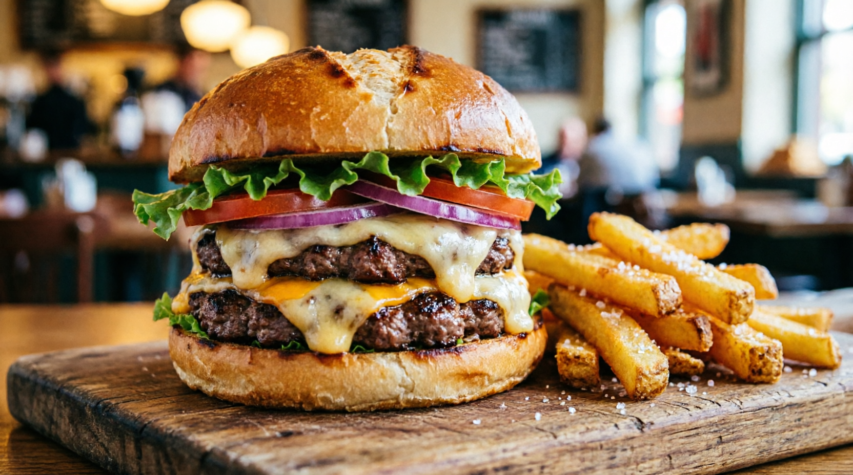 Clásica Burger Cheddar